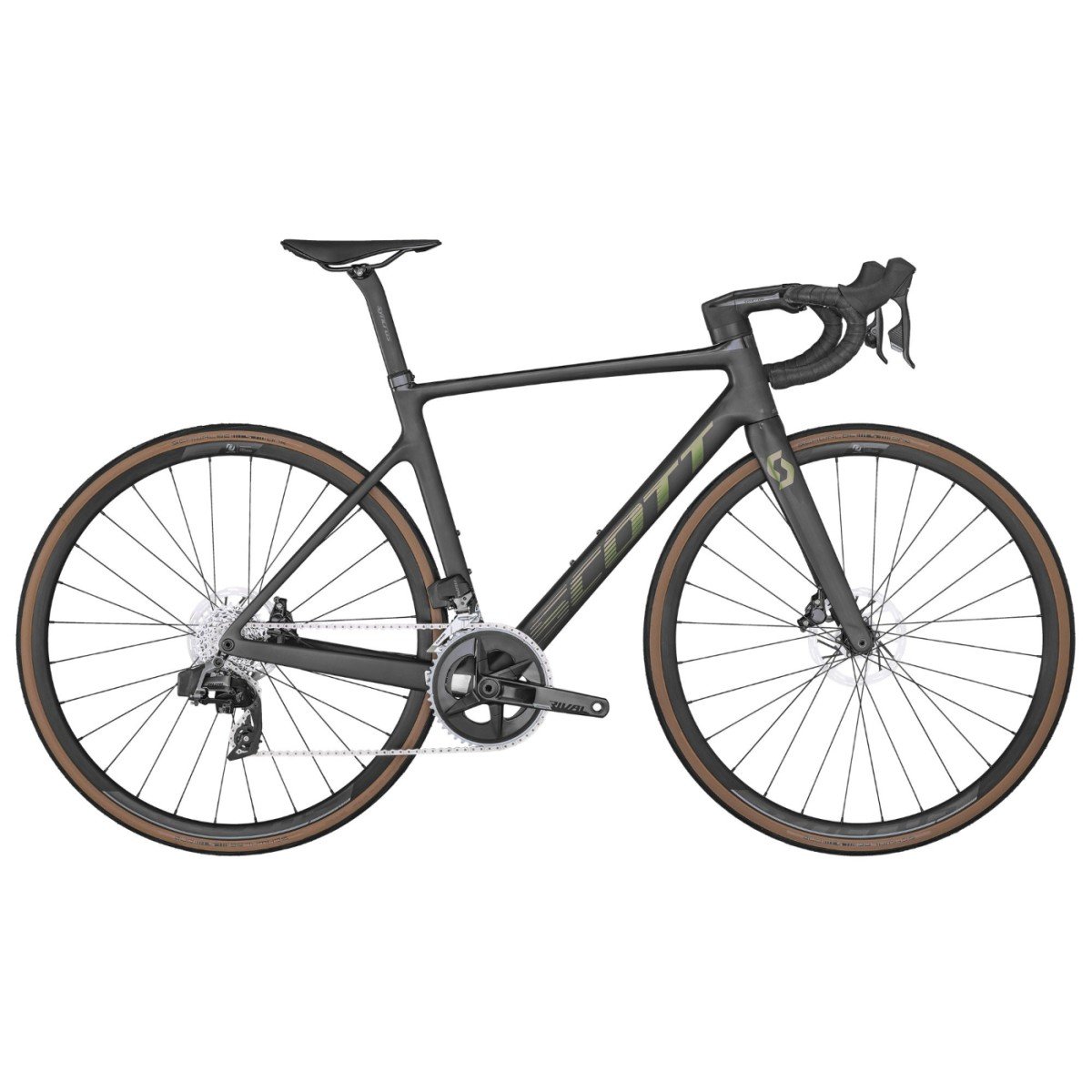 Scott Addict RC 30 M54 Dark-Grey | Carbon Raw / Prism Komodo